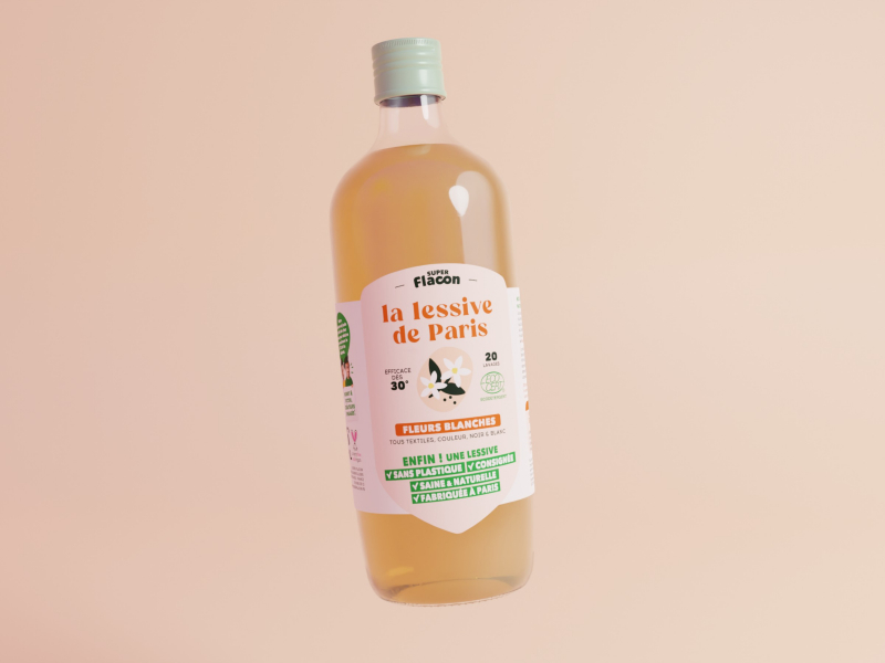 Lessive "fleurs blanches" - 1L