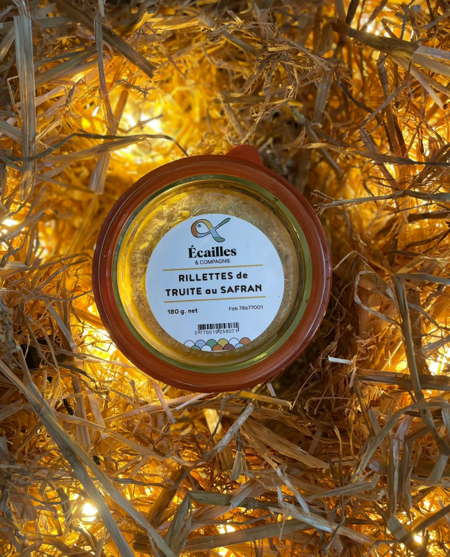 Rillettes de truite au safran - 180gr