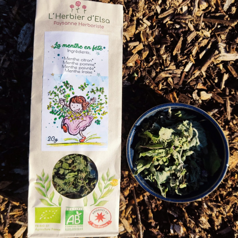 Tisane "Menthe en fête" BIO - 20gr (en vrac)