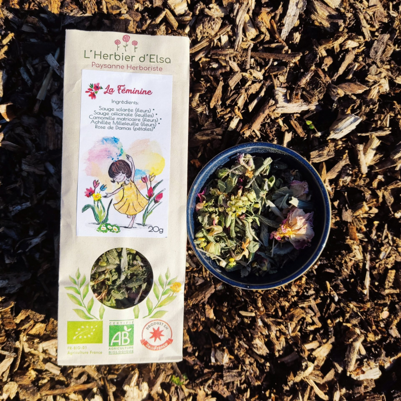 Tisane "la féminine" BIO - 20gr (en vrac)