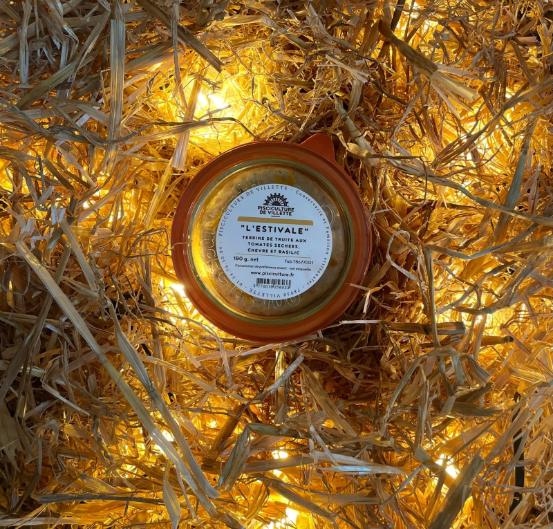 Terrine "L' Estivale"  truite aux tomates séchées, chèvre et basilic - 180gr